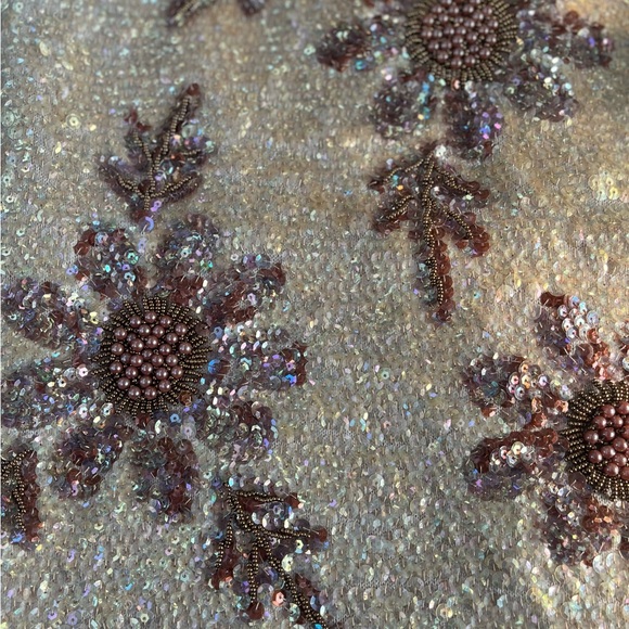 VTG Valentina Ltd. 1960s Sm. Beaded Wool Formal Zip Back Sweater Tank EXQUISITE - Picture 15 of 16